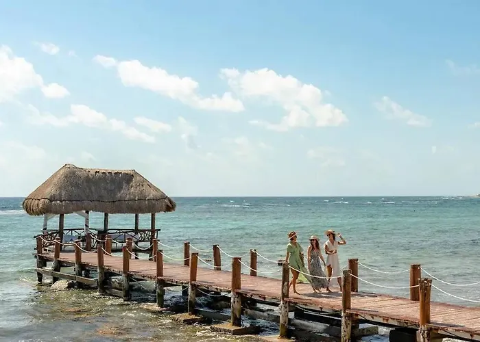 Apartment Oasis Walk To 7 Rooftop Pools With Ocean Views Akumal